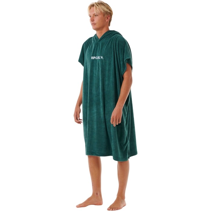 2024 Rip Curl Mens Brand Hooded Towel 00ZMTO - Blue Green